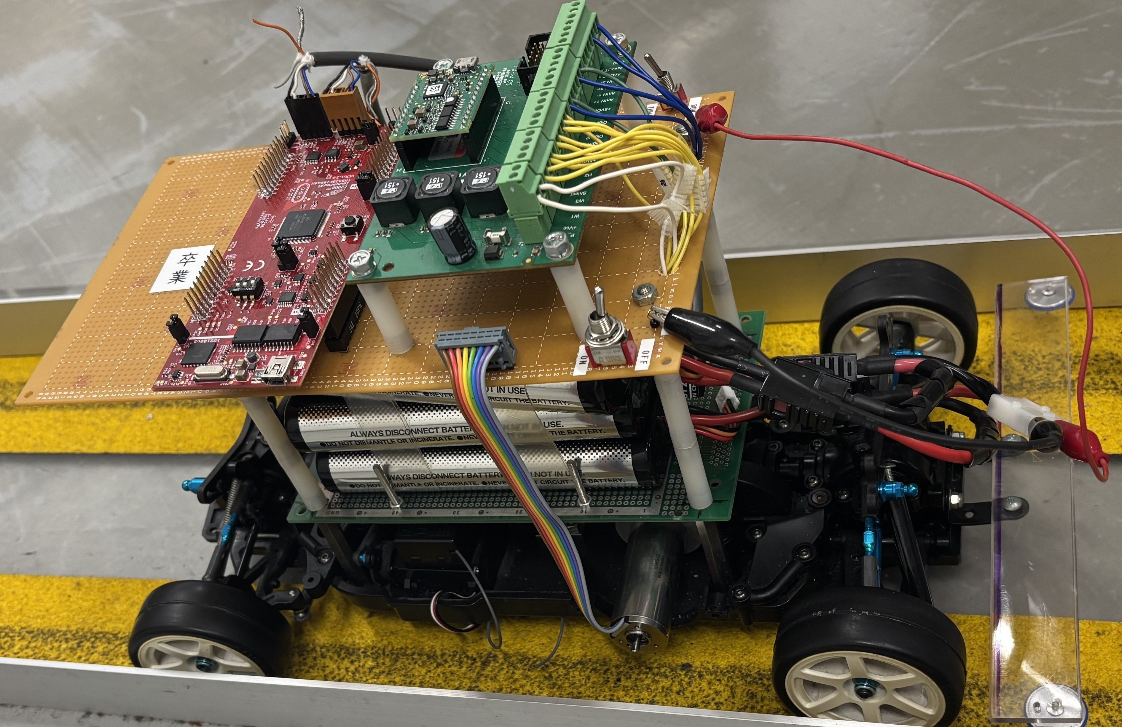 実機検証用の模型車両